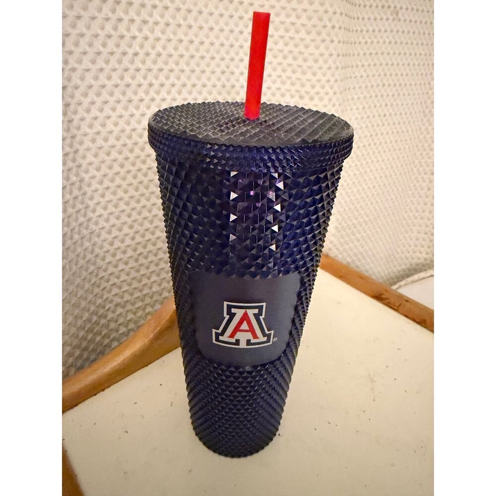 Starbucks University Of Arizona U of A 2023 Studded Venti Tumbler/Straw NEW